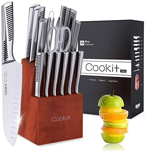 15 Piece Professional Chef Knife – brodarkhome